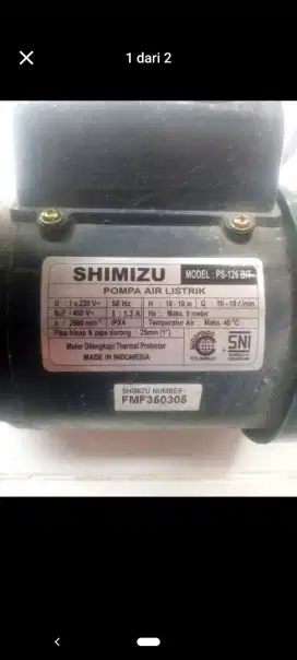 Pompa air shimizu