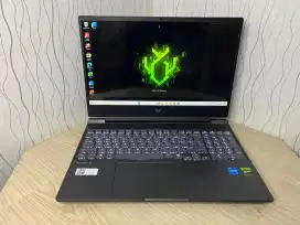Gaming Hp Victus i5 gen 13 ram 16/512 Rtx 3050 mulus normal siap pakai
