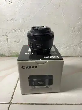 Lensa 50mm stm f1.8 like new