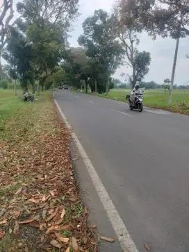 Di jual tanah depan jl raya Cipanas bisa di lalui mobil besar