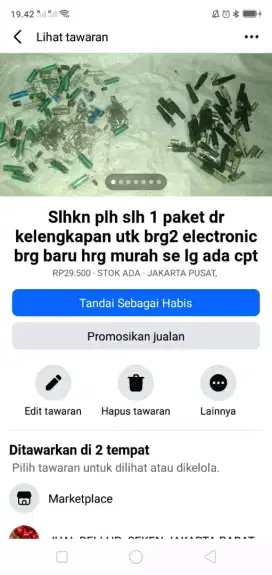 Slhkn plh slh 1 paket dr kelengkapan electronic brg baru hrg murah sj