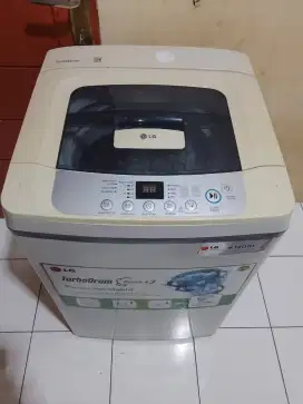 Jual mesin cuci merek LG kapasitas 8 kg normal semua siap pakai