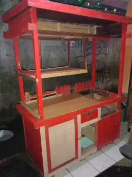 Gerobak bekas jualan