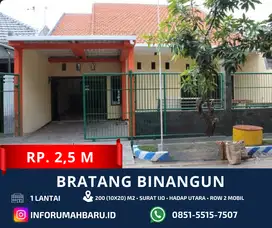 BRATANG BINANGUN Lebar 10 ‼️ Rumah Tengah Kota dekat Ubaya Ngagel