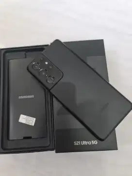jual hp samsung s21 ultra 5G, ram 12/256 fullset sein.