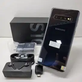 RARE! LIKE NEW EX SEIN SAMSUNG GALAXY S10 8/128 PRISM BLACK 99% MULUS