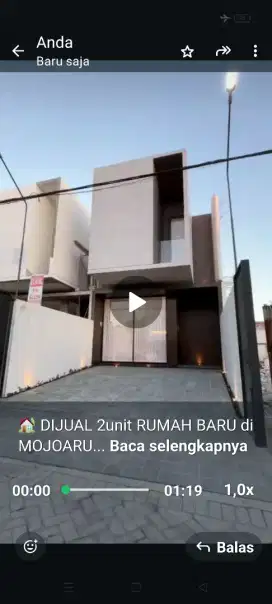 DIJUAL NEW LUXURY MOJOARUM 2UNIT DKT ITS DHARMAHUSADA,, MERR