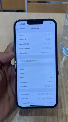 Iphone 13 128gb Resmi IBOXKondisi Second, unit only / batangan Halal