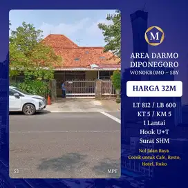 Rumah Area Darmo Diponegoro Wonokromo Surabaya Timur dkt Dr Soetomo