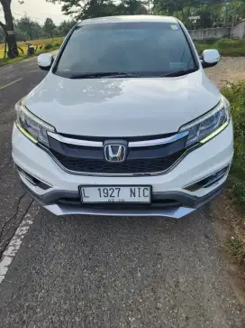 Honda cr-v tahun 2016 metic 2.4 at metic, bensin warna putih