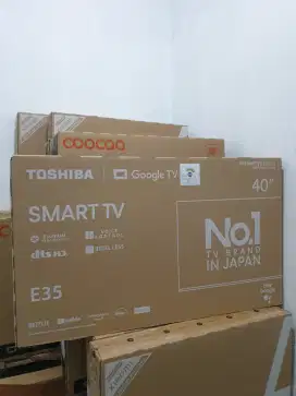 TOSHIBA GoogleTV digital 40 inch. Baru, bisa COD + Setting