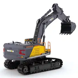 (Baru) RC Huina 1592 Mobil Alat Berat RC Excavator 22CH Skala 1:14