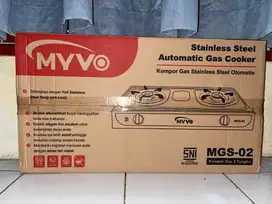 DIJUAL CEPAT KOMPOR GAS MERK MYVO MASIH BARU