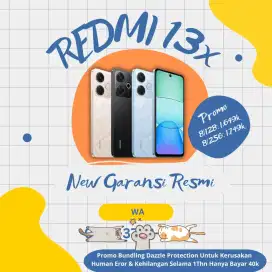 Redmi 13x Promo Spesial Agustus | New Garansi Resmi Segel