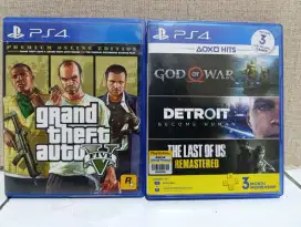 GTA V + GOD OF WAR + DETROIT