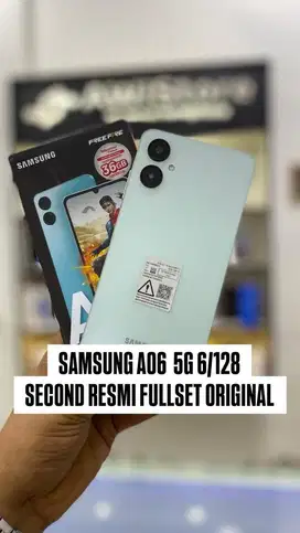 SAMSUNG A06 5g 6/128 SECOND RESMI FULLSET ORIGINAL