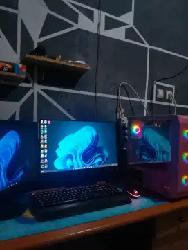 Fullset PC gaming 2 Monitor | Gen 10f | VGA 1650 Super | Ram 32GB | BU