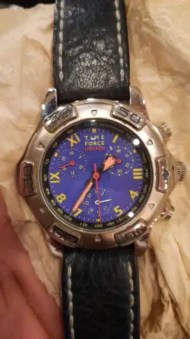 Jam tangan time force chronograph swiss