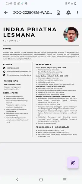 Info lowongan pekerjaan