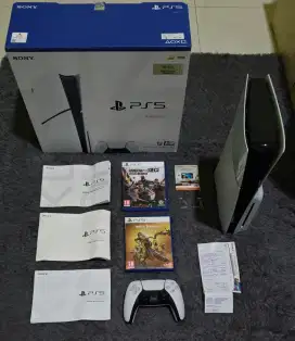 PS5 Slim Disk Version 1TB (Seperti baru)
+ 2 Kaset PS5