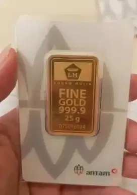 EMAS ANTAM 25 GRAM TAHUN 2025