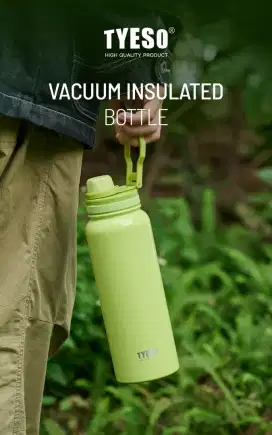 Botol minum tyeso glossy green kosongkan lemari