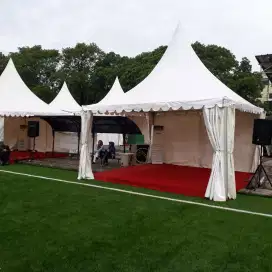 sewa tenda kerucut tenda sarnafil dan Ac 5 pk