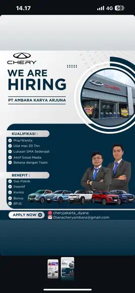 Lowongan Sales Executive