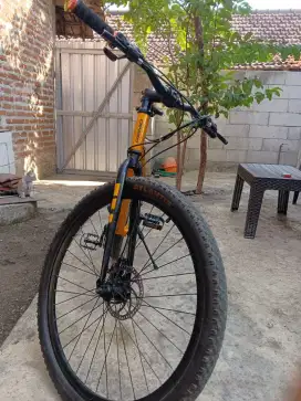 Sepeda MTB frame Travel Genio scappa 2x7 speed