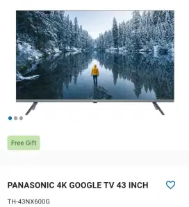 Promo merdeka 43 inch panasonic free bracket (s&k berlaku)