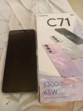 Realme c71.6300mah,45w fc
