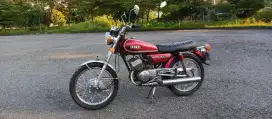 Yamaha twin Yamaha RD125 1974 motor langka twin antik klasik