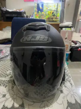 Helm NJS Kairoz Hitam Doff & Intercom Gearelec
