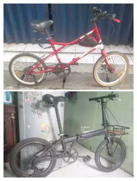 Sepeda lipat element cobra frame alloy dan Viva zero - 26 borongan