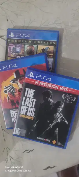 Jual BD Ps4  GTAV RDR2 TLOU1