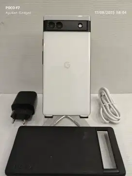 Google Pixel 6A 128 Gb Likenew 98% BeaCukai HP+Charger 25 watt bisa TT