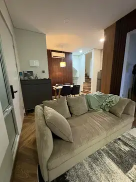 Dijual sofa Nordia Clayton informa fabric 3 seater beige