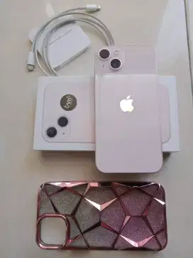 IPhone 13 pink 128gb iBox, bh 96, msh ada garansi,