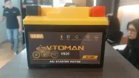 AKI MOTOR LITHIUM GARANSI 2 TAHUN