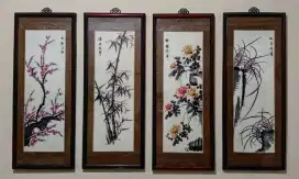 DIJUAL! Lukisan 4 musim original (eks import dari China)