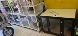 Kandang kucing alumunium