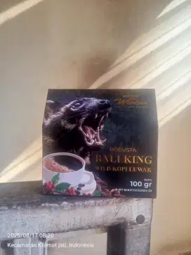 Worcas Kopi Luwak Liar Bali King Robusta ORI Garansi