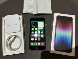 Iphone SE 3 2022 128gb Red / Merah Ex Digimap / Ibox Fullset Original