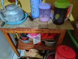 Meja Kayu Untuk Usaha/Jualan