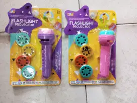 Mainan anak senter projector