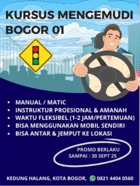 KURSUS MENGEMUDI - BOGOR 01