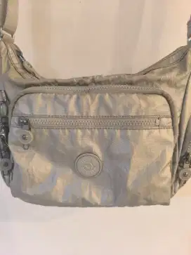 Tas Kipling Asli Silver