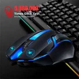 Mouse Gaming LED RGB 3D Optical 1200 DPI