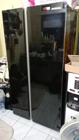 Di jual kulkas 2 pintu besar side by side Merk Modena Normal SiapPakai