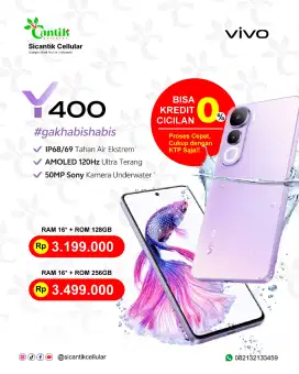 Vivo y400 terbaru garansi resmi